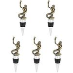 Cabilock 5pcs Vacuum Wine Stopper Mermaid Tail Bottle Stopper Mermaid Wine Stoppers Bottle Sealing Plug Decorative Wine Toppers Silicone Wine Stoppers Crystal Zinc Alloy Preserver Man