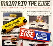 Maintain the Edge Handheld Hockey Ice Skate Sharpener (3/8" Radius of Hollow Pro)