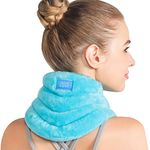 Relief Expert Hands-Free Neck Heating Pad Microwavable Heated Neck Wrap, Microwave Neck Warmer for Hot Cold Therapy