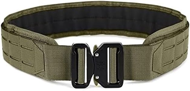 WOLF TACTICAL Molle Battle Belt – War Belt Battle Belts Tactical Gun Belt Duty Belt 2” Quick-Release Combat Belt