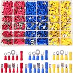 900PCS Crimp Terminal Set/Wiring Connectors/Assorted Insulated Electrical Wiring Connector/Electrical Wire Terminals Crimp Connectors Set