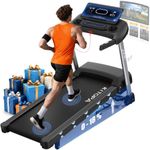 KITOPA Foldable Treadmill with Auto Incline 18%, 20 km/H Treadmills for Home Gym, 7HP Quiet Motor, APP & Heart Rate, LED Display Running Machines for Heavy People 180KG