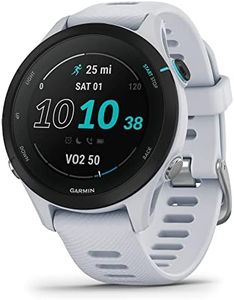 Garmin Forerunner® 255S Music, Smaller GPS Running Smartwatch with Music, Advanced Insights, Long-Lasting Battery, Whitestone