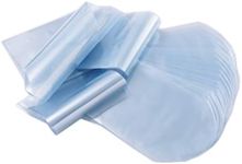 WEIWEI - 4x6 inch 500PCS Round Shrink Wrap Bags/Top Dome Odorless 100 Gauge with Vent Hole for Bath Bombs, Soaps, Crafts