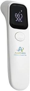 Amplim Non-Contact Forehead Thermometer for Kids and Adults - Touchless Digital Fever Thermometer with Temporal Head Function - No-Touch Baby Thermometer for Accurate Temperature Reading