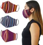 Joob Joob Colorful Face Mask for Women and Men - Reusable Breathable Face Masks for Protection - 2 Layer Unisex Cloth Cotton Masks