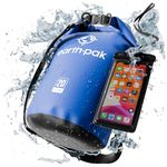 Earth Pak -Waterproof Dry Bag - Roll Top Dry Compression Sack Keeps Gear Dry for Kayaking, Beach, Rafting, Boating, Hiking, Camping and Fishing with Waterproof Phone Case