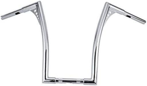 XFMT Chrome 18" Rise 1-1/4" Ape Custom Hangers Handlebar For Harley Softail FLST FXST Sportster XL 883 1200