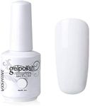 Vishine Soak-Off UV LED Gel Polish Nail Art Manicure Nail Gel Varnish Color White (020)