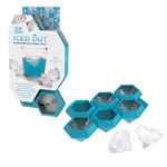 True Zoo 3350 1.75 Inch Silicone Iced Out Diamond Ice Cube Tray 4.44x10.795x19.68 cm