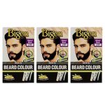 Bigen Men's Beard Colour B101 Natural Black X 3 Packs