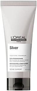 L'Oréal Professionnel Après-shampoing pour cheveux gris, blancs ou blonds clairs, série Expert Silver, 200 ml