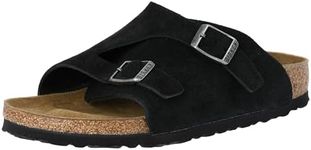 Birkenstock 1025060 Zurich Sandals, Black, 23.0 cm