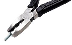 multi-function combi gripping pliers with 'damaged screw' extractor jaws (made in Japan). Engineer pz-58 GT neji-saurus (black grips)