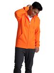 Fruit of the Loom Eversoft Fleece Hoodies, Pullover & Full Zip, Moisture Wicking & Breathable, Sizes S-4X, Safety Orange, Medium