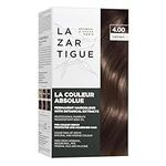 Lazartigue La Couleur Absolue 4.00 Chestnut - Permanent Haircolour with Botanical Extracts - Nourishing Color and Shine - Free From Ammonia, PPD, Resorcinol, Mineral Oils and Silicone - Vegan