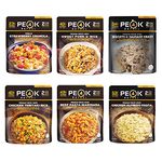 Peak Refuel Freeze Dried Backpacking, Camping and Outdoor Food - Variety 6 Pack