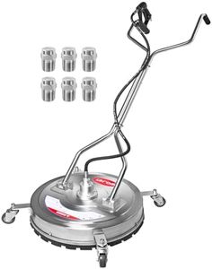 WOJET Pressure Waser Surface Cleaner 22" with Castors 4000PSI Commercial (22 inch) PA7604