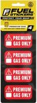 Premium Gas Only Sticker - 4 Pack -