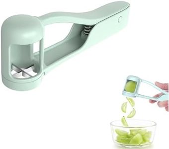 KLEHOPE Fruit Slicers Azul Cortador Fruta Prensado Mano Watermelon Cutter Completa Rápidamente Corte Cuartos, para Uvas, Tomates, Cerezas Otras Frutas Pequeñas