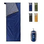 Naturehike Envelope Sleeping Bag – Ultralight Portable, Waterproof, Compact,Comfortable with Compression Sack - 3 Season Sleeping Bags for Traveling, Camping, Hiking, Outdoor Activities