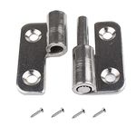 6Pcs 1.5" Detachable Hinge, Small Slip Joint Flag Hinges, Lift Off Detachable Door Hinges, 304 Stainless Steel, Right Handed