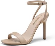 DREAM PAIRS Nude Heels Women?s High