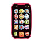 Baby Play Phone Toys w/Lights & Music. Smartphone Toys for Toddlers, Infants & Kids. Click & Count, Call & Chat Fun PhoneToy for ages 1 year +