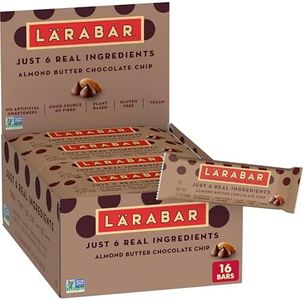 Larabar Gluten Free Bar, Almond Butter Chocolate Chip, 1.6 Ounce (16 Count), Whole Food Gluten Free Bars, Dairy Free Snacks