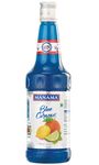 Manama Blue Curacao Syrup | Mixer for Mocktails, Cocktails, Drinks, Juices, Beverages | Non Alcoholic Mix 1Litre Bottle