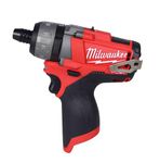 MILWAUKEE'S Cordless Screwdriver, 12V, 1/4 in., Red (2402-20)