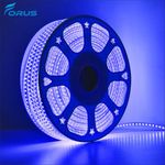 Forus LED Rope Strip Light 10 Meters 2 Year Warranty, Outdoor Waterproof Decorative Cove Lights for Ceiling, Balcony, Home Decor, Interior Decoration, Flexible Rope Light for Diwali, Christmas -Blue