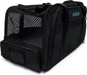 Sherpa Expandable Travel Pet Carrier, Airline Approved & Guaranteed On Board - Black, Medium