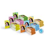 BUFIN Paper Soap Strips Booklets for Travelling Hand Wash/Face Wash - 120 Units Pack (120 Booklets of 10 Soap Strips = 1200 Soap Strips)