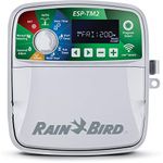 Rain Bird Control Unit, 12 Stations Indoor/Outdoor Use, Timer 230 V, Plastic Housing, LCD Display, Rain Sensor Input, Compatible with Rain Bird LNK WiFi Module