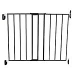 Safety 1st Top of Stairs Expanding Metal Gate, Black, Adjustable Width 27"-42" Height 28"