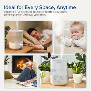 LEVOIT Cool Mist Humidifier for Bedroom – Quiet Air Moisturizer