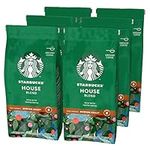 STARBUCKS House Blend, Medium Roast, Ground Coffee 200g (Pack of 6)