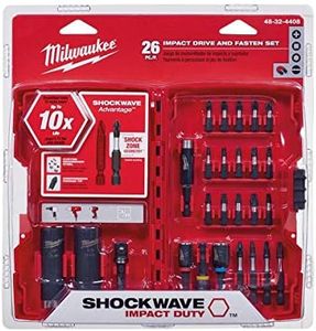 Milwaukee Electric Tool 48-32-4408 Shockwave Drive & Fasten Bit Set