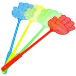 Invero® 4 x Pack of Fly Insect Swat Swatter Bug Mosquito Wasp Swatters ideal for Indoor or Outdoor Home Travels