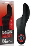 Morton´s Extension Orthotic, 1 Piece, Carbon Fiber Insole, Very Rigid Foot Support Insert Best for Morton`s Toe, Turf Toe, Hallux Rigidus, Arthritis - 269mm, Should fit Women's Size 11, Men's 10