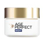 L'Oreal Paris Retightening Night Moisturizer, Age Perfect Collagen Expert, with Collagen Peptides + Niacinamide, Rehydrates, Tightens, & Brightens look of skin, for Mature Skin, 70 mL