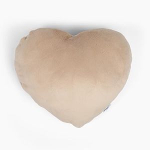 HUGIMALS Heart to Hug Pillow in Latte | 5 lb Cozy Weighted Pillow for Self Care Ultra Soft Sensory Heart Shaped Pillow for Comfort, Relaxation, Sleep - Thoughtful Gift for Adults and Teens