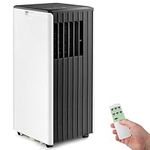 DORTALA Portable Air Conditioner 10000 BTU, 3-in-1 AC Cooling Unit with Dehumidifier, 24H Timer, Remote Control, Standing Air Conditioner Cools Rooms up to 350 Sq.Ft, Window Kit Included