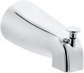 Slip Fit Tub Spout with Pull-Up Diverter for 1/2 inch copper tube, Chrome