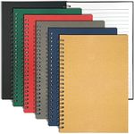 6-Pack Spiral Notebook A5, 70gsm 12