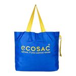 ECOSAC Classic Shopping bag | for Carry Milk Grocery Fruits Vegetable Kitchen Essential |Reusable, Washable, Lightweight & Foldable |15 kg Capacity Multicolor Pack of 1