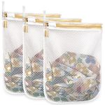 Prezon Mesh Laundry Bags, Washing Machine Wash Bags, Reusable and Durable Mesh Wash Bags for Delicates Blouse, Hosiery, Underwear, Bra, Lingerie Baby Clothes - 3M