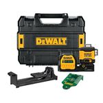 DEWALT DCLE34030G-QU Premium 3 x 360 20V Green Laser with Battery and Charger