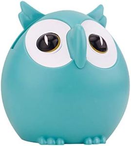 Garneck Owl Cell Phone Stand Eyeglasses Holder Cartoon Owl Shaped Music Box Wooden PlasticTablet Holder Desktop Stand Holder Cradle for All Smartphone Tablets